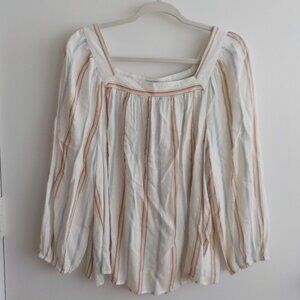New Directions Blouse - Boho Stripe - Size X-Large - New w/Tags NWT (610)